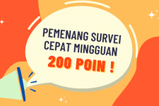 Pengumuman Pemenang Hasil Survey Cepat periode 19 - 26 Juli 2022
