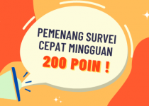 Pengumuman Pemenang Hasil Survey Cepat periode 19 - 26 Juli 2022