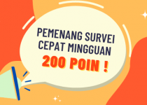 Pengumuman Pemenang Hasil Survey Cepat periode 26 Juli - 2 Agustus 2022