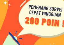 Pengumuman Pemenang Hasil Survey Cepat periode 02 - 09 Januari 2024