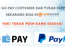 Tukar Poin dengan Go-Pay Customer dan PayPal