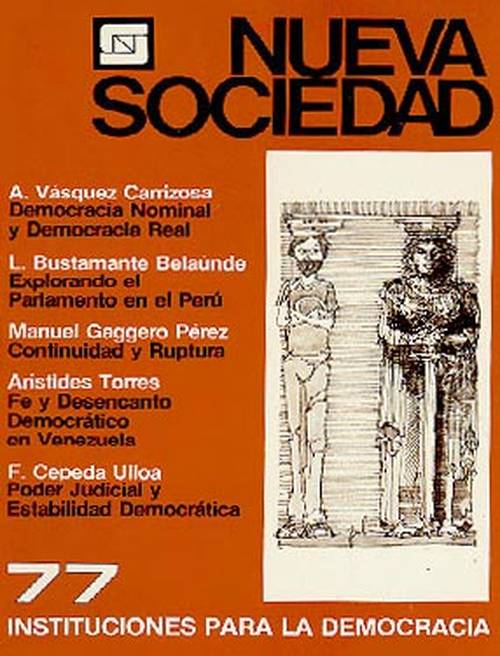 Instituciones para la democracia (77 / Mayo - Junio 1985)