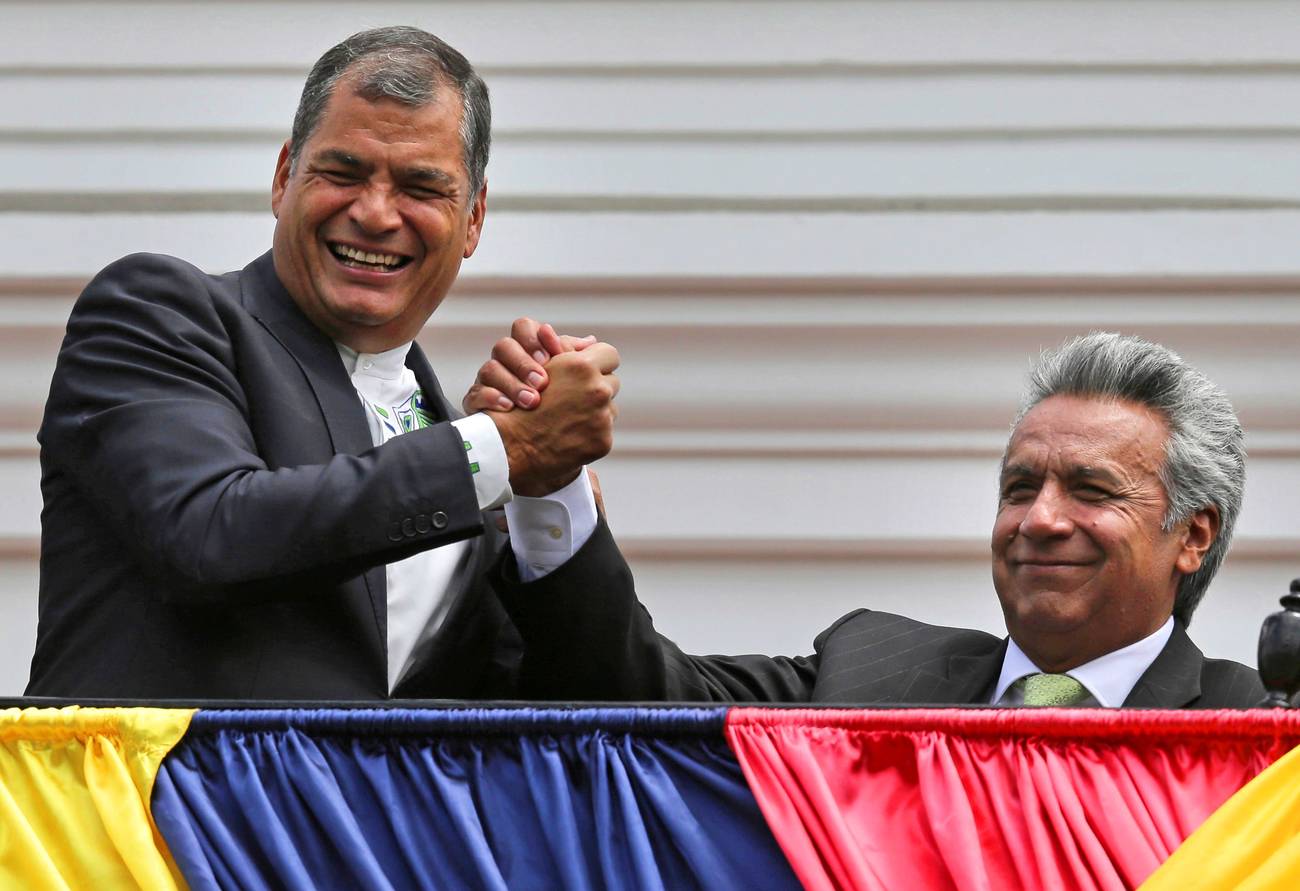 <p>Correa y Moreno: muere un amor</p>