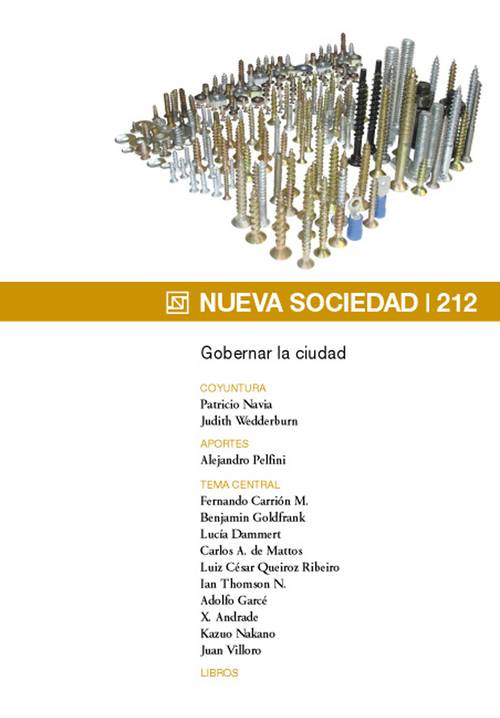 Gobernar la ciudad (212 / Noviembre - Diciembre 2007)