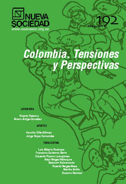 Colombia tensiones y perspectivas (192 / Julio - Agosto 2004)