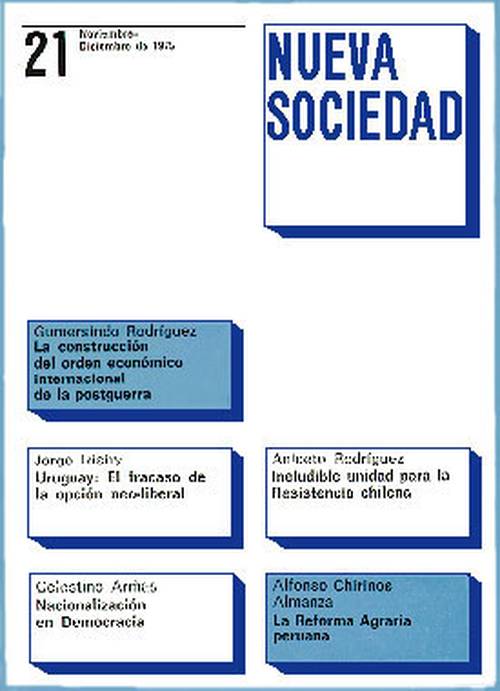 El orden económico internacional (21 / Noviembre - Diciembre 1975)