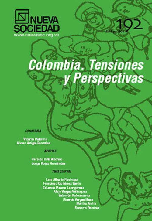 Colombia tensiones y perspectivas (192 / Julio - Agosto 2004)