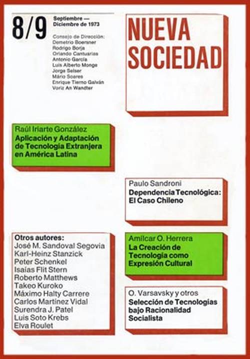 El dilema tecnológico de América Latina (8-9 / Septiembre - Diciembre 1973)