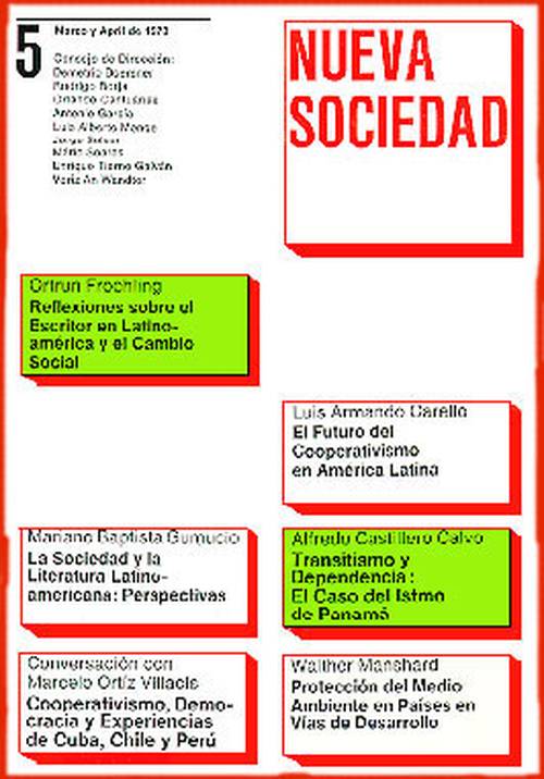 Literatura y sociedad en América Latina (5 / Marzo - Abril 1973)