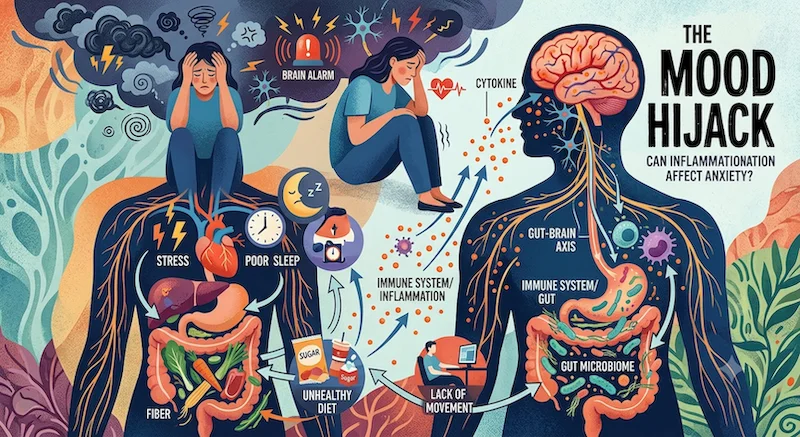 The Mood Hijack: Can Inflammation Affect Anxiety?