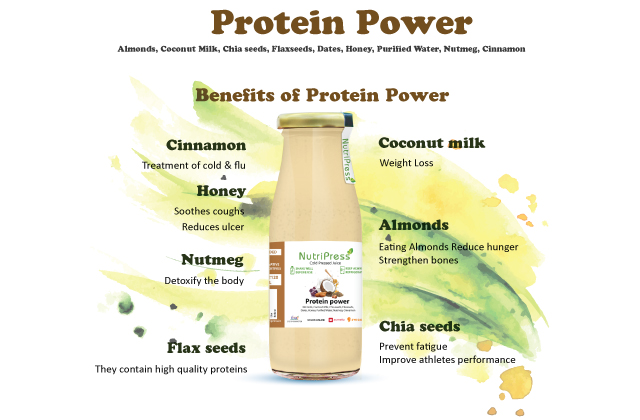 Protein Power Cold Pressed Juice 200ml