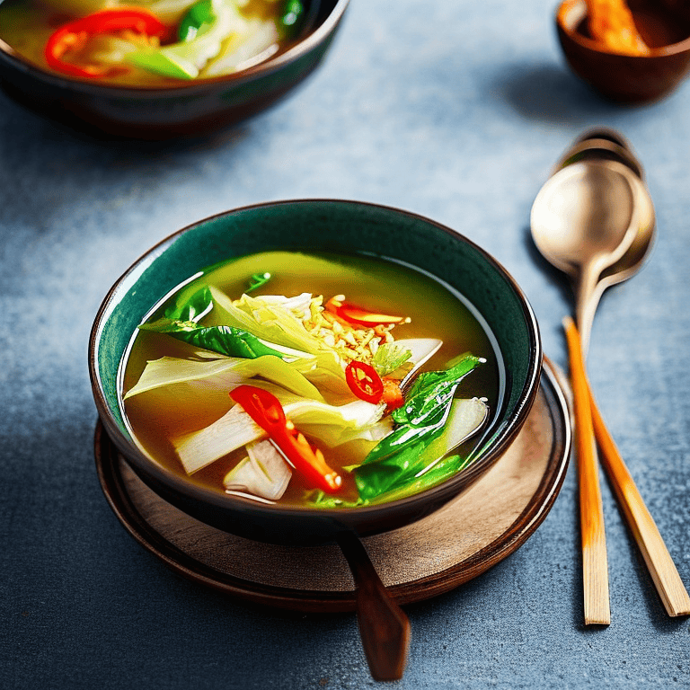 白菜薑湯：暖身養生湯品