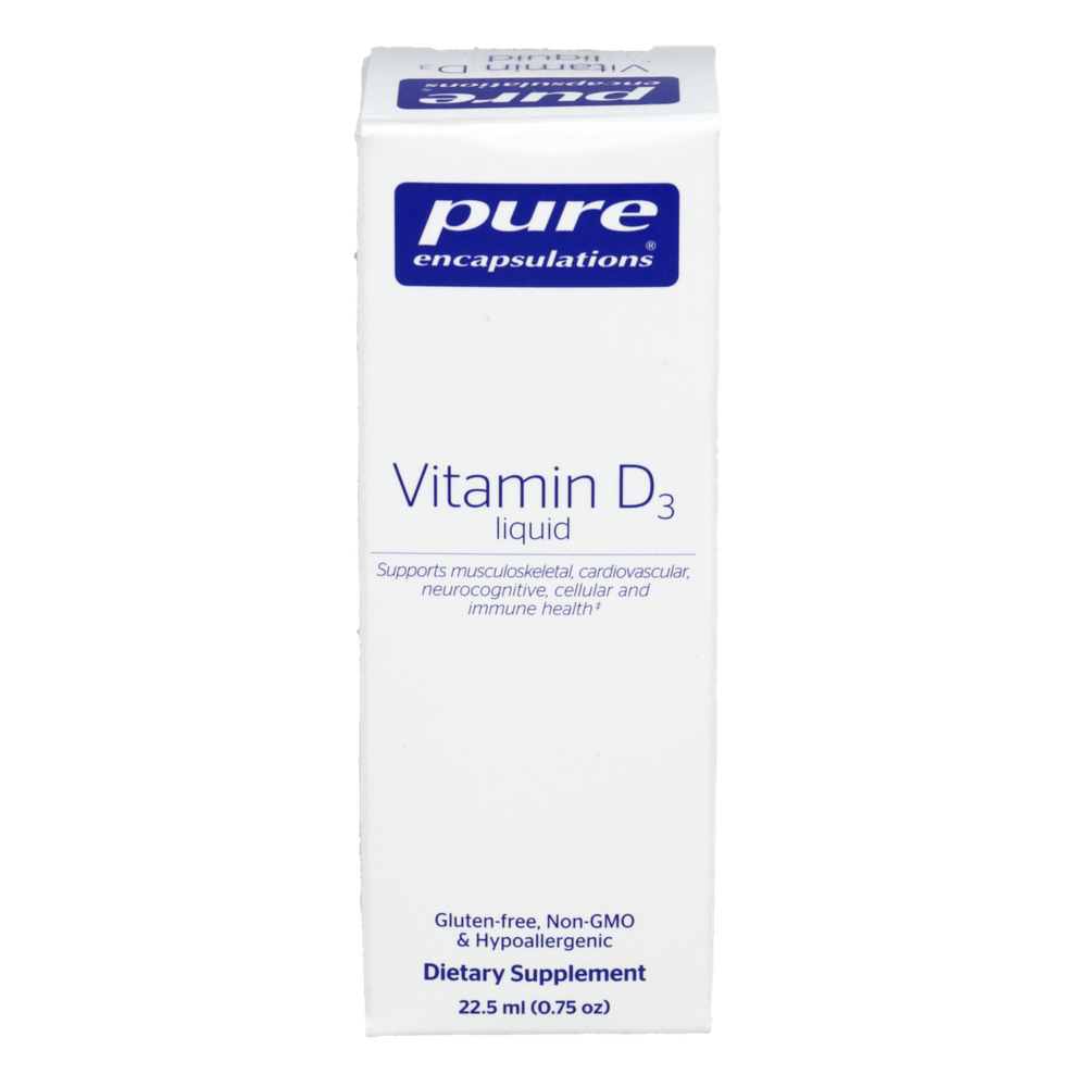 Pure Encapsulations Vitamin D3 Liquid 22.5 mL