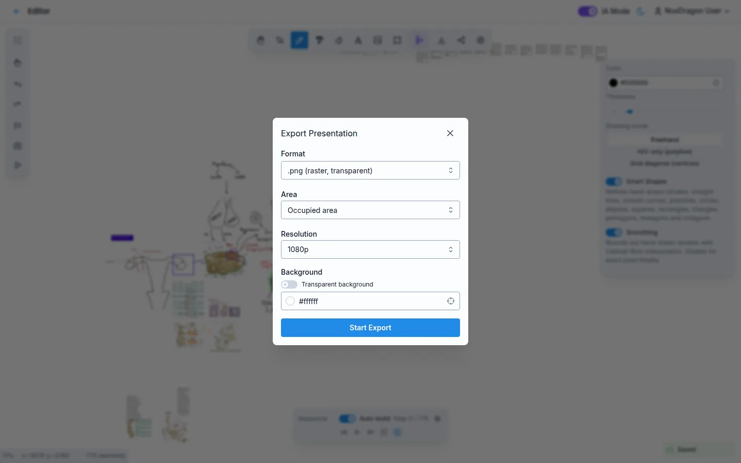 Exportar tu trabajo