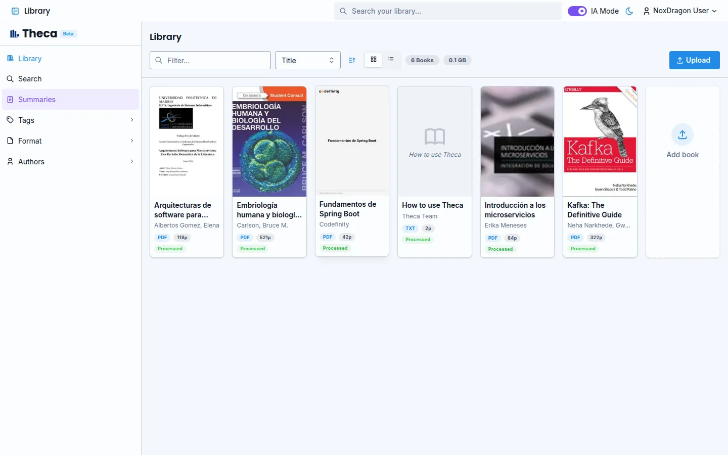 Tu biblioteca