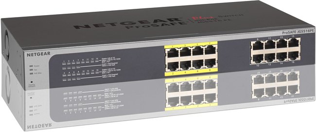 ルーター・ネットワーク機器 NETGEAR JGS516PE-100AJS Netgear JGS516PE 16Port Switch | NetXL