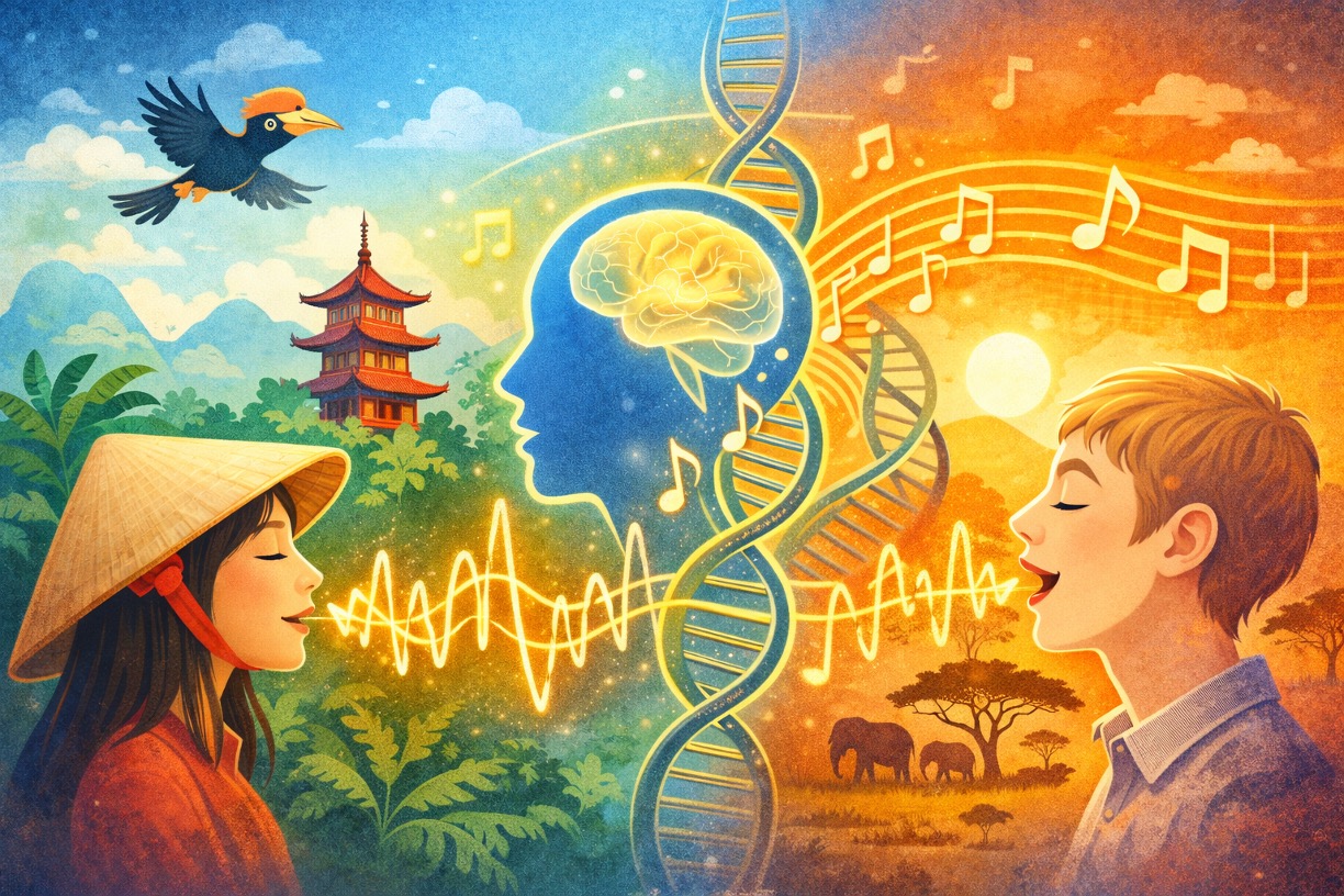 為什麼有些語言像在「唱歌」？聲調語言的分布、演化與生態之謎