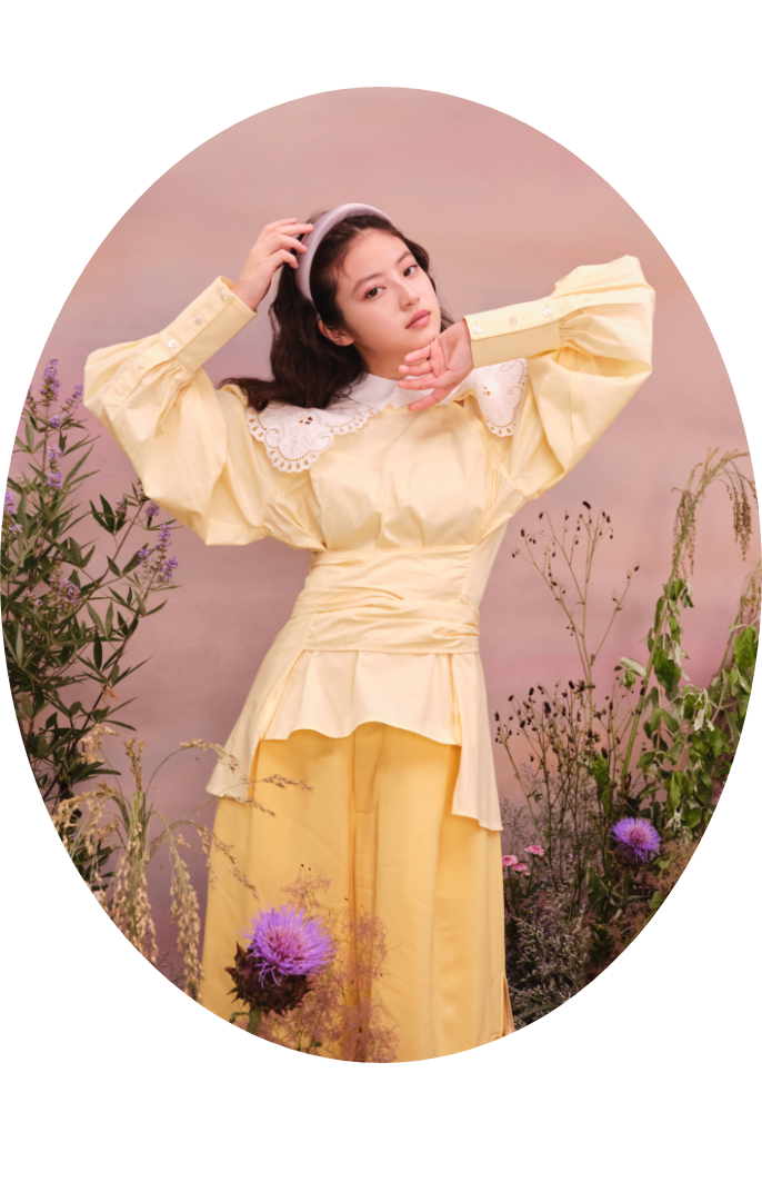 素肌に花を咲かせるようにFASIO×今田美桜が奏でる白昼夢 - NYLON JAPAN