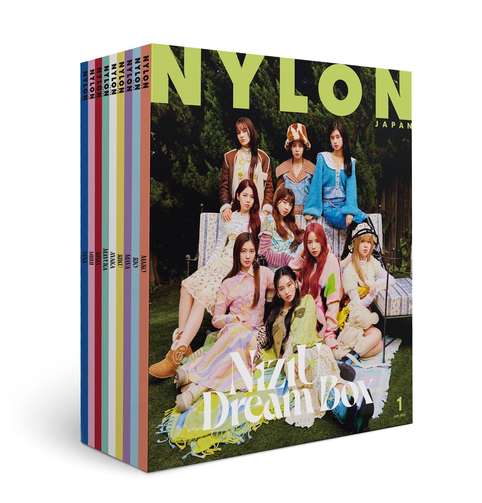 FASHION] NiziUがNYLON JAPAN をジャック！ 『NYLON JAPAN 2022年1月号