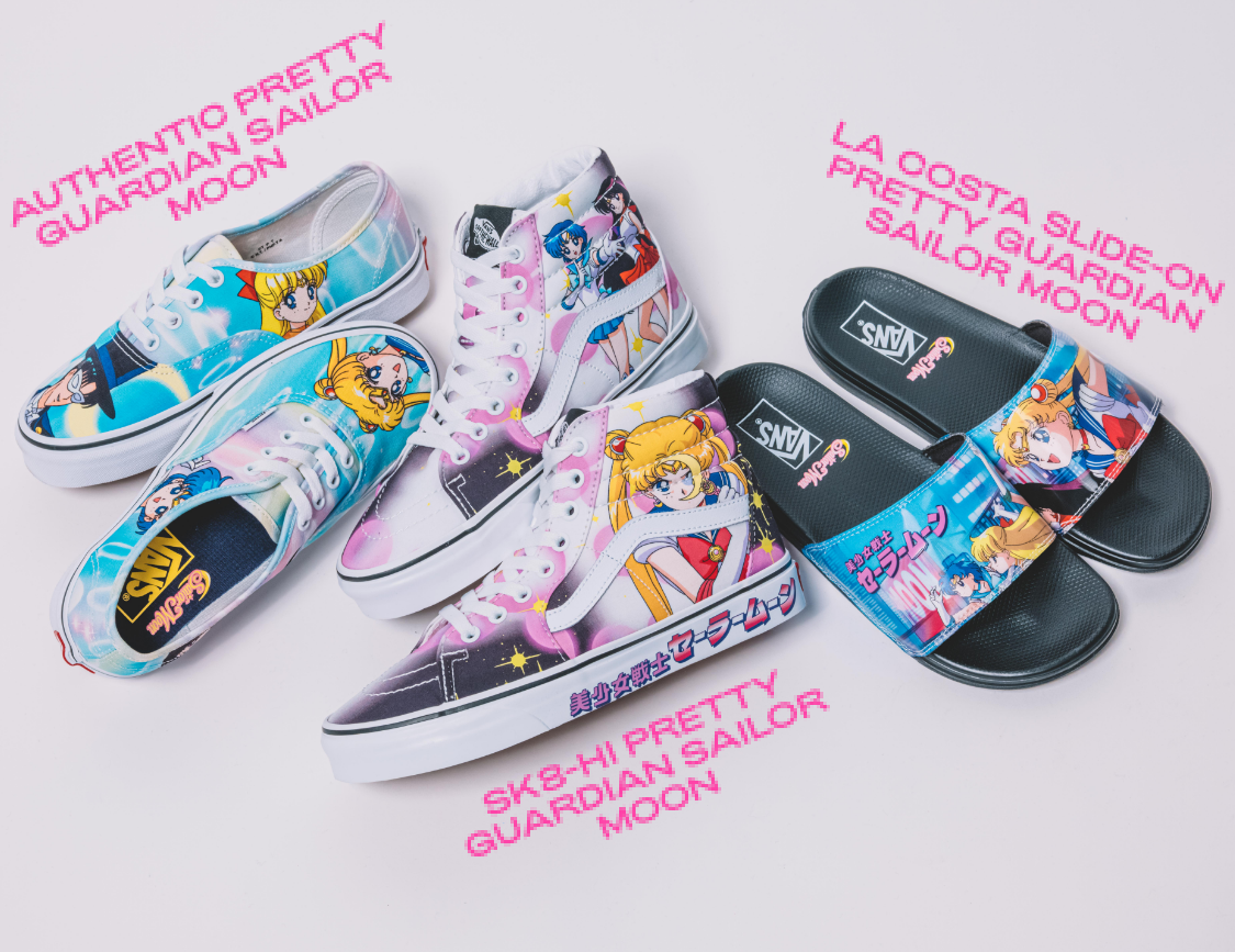 バンズ Vans 美少女戦士セーラームーン スリッポン コラボ スニーカー - 靴