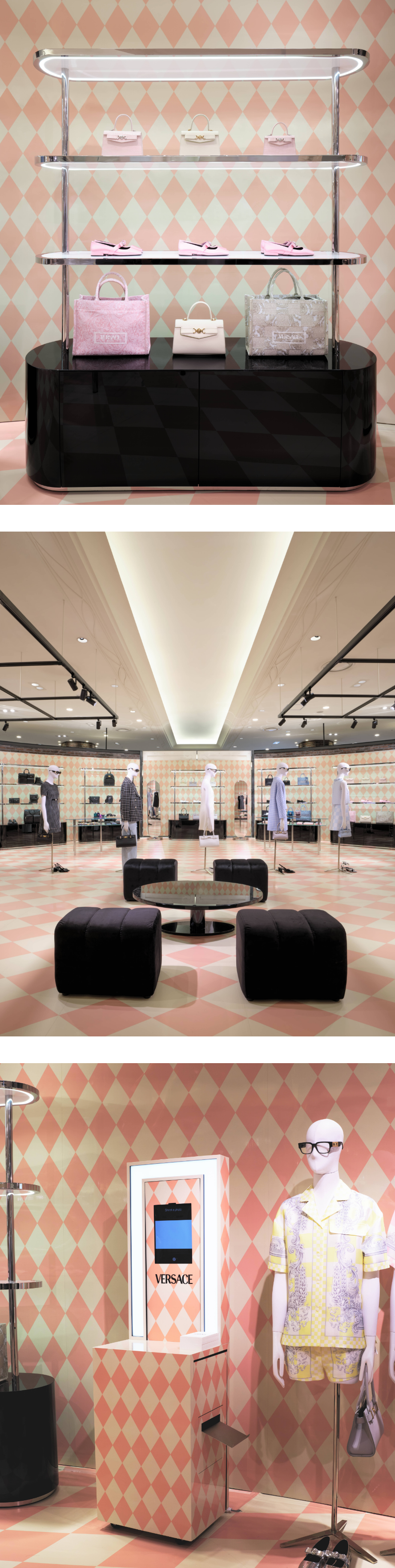 VERSACEの春夏コレクションを揃えたポップアップストアが阪急うめだ