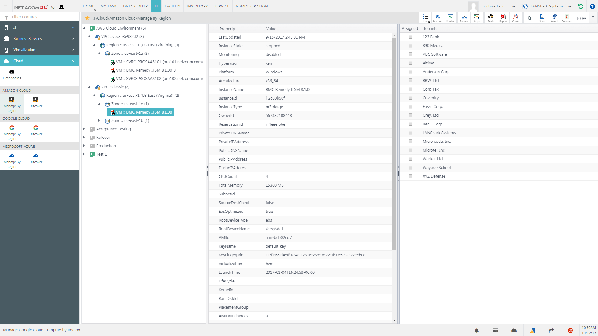 Integration with Amazon AWS Cloud