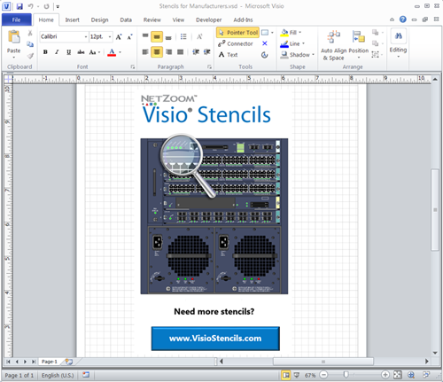 visio stencils av equipment