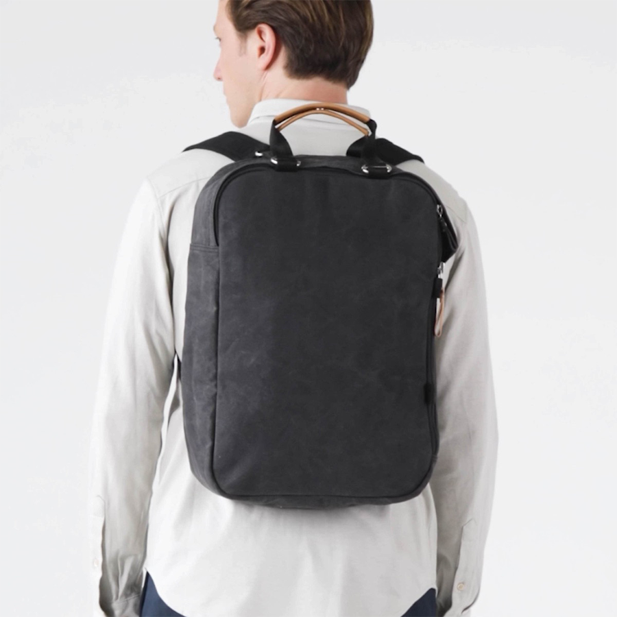 Daypack Organic Washed Black