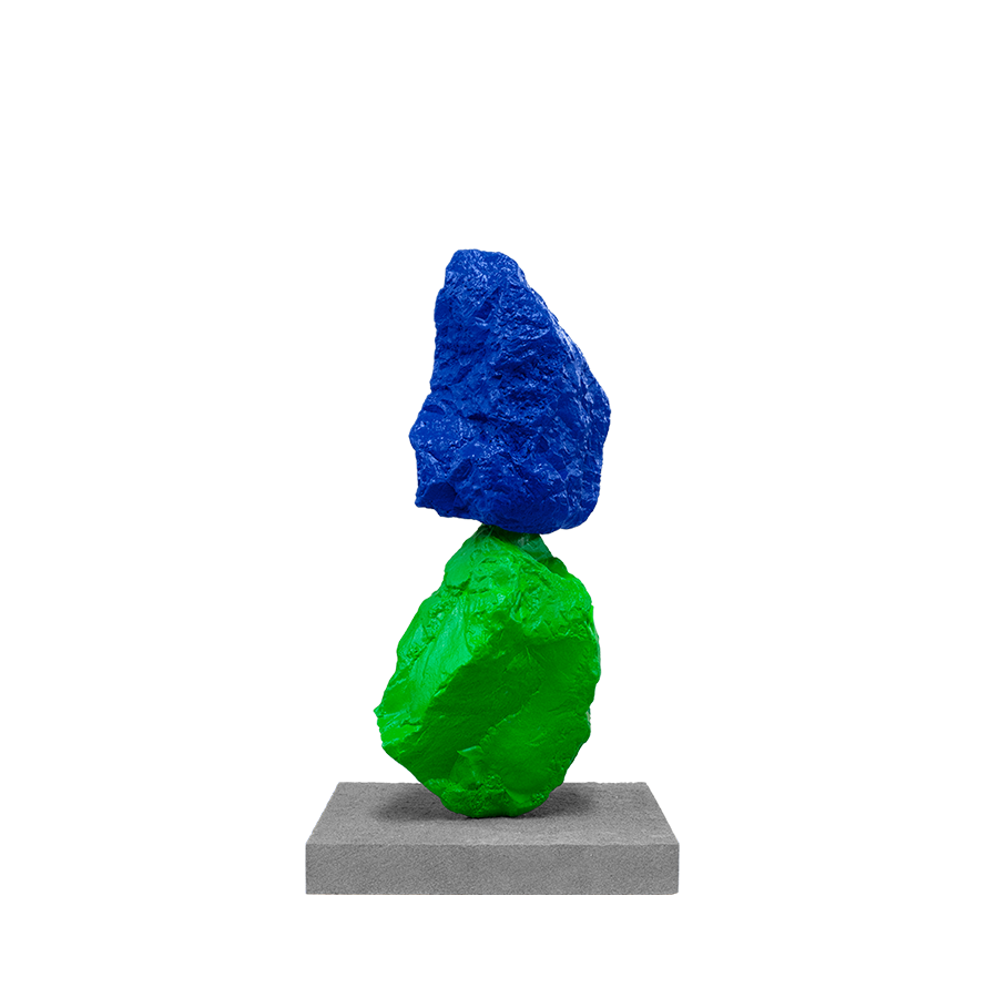 Skulptur «Small Green Blue Mountain» (2024) 