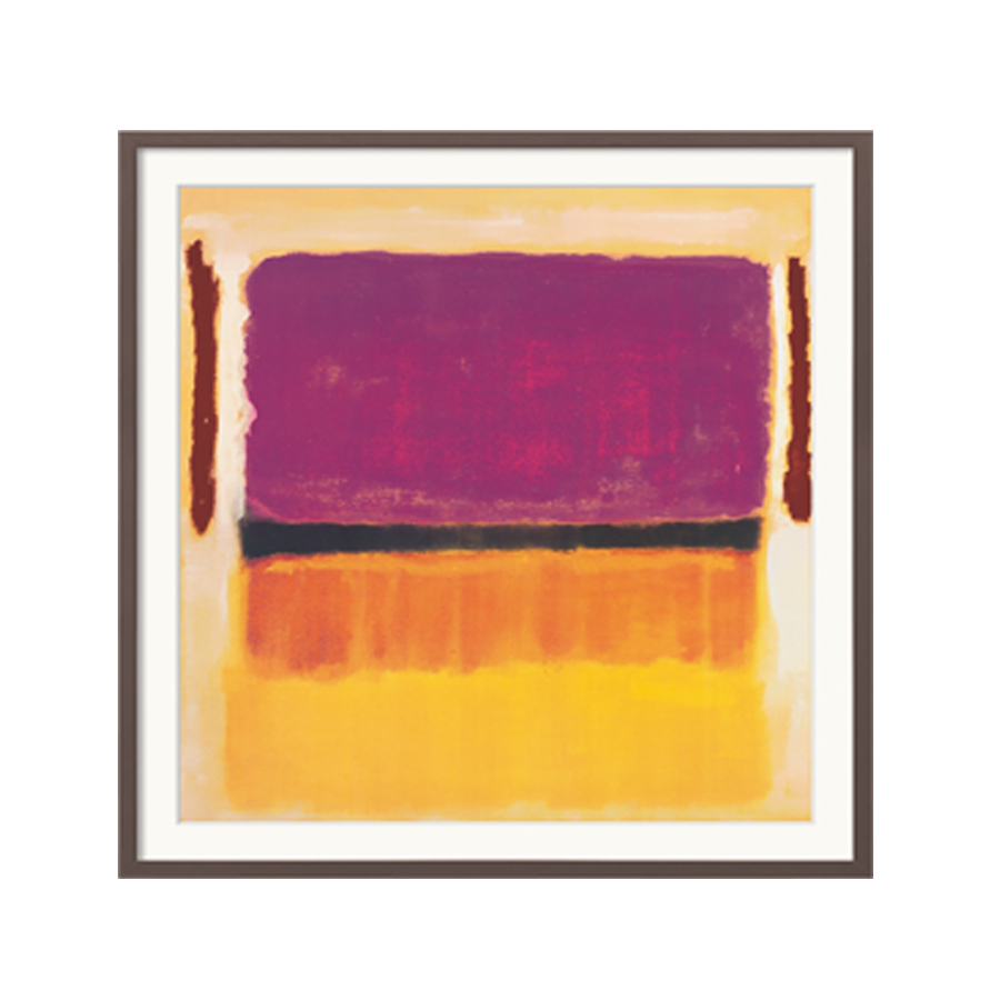 Mark Rothko: Gemälde «Untitled (Violet, Black, Orange, Yellow on White an Red)» (1949)