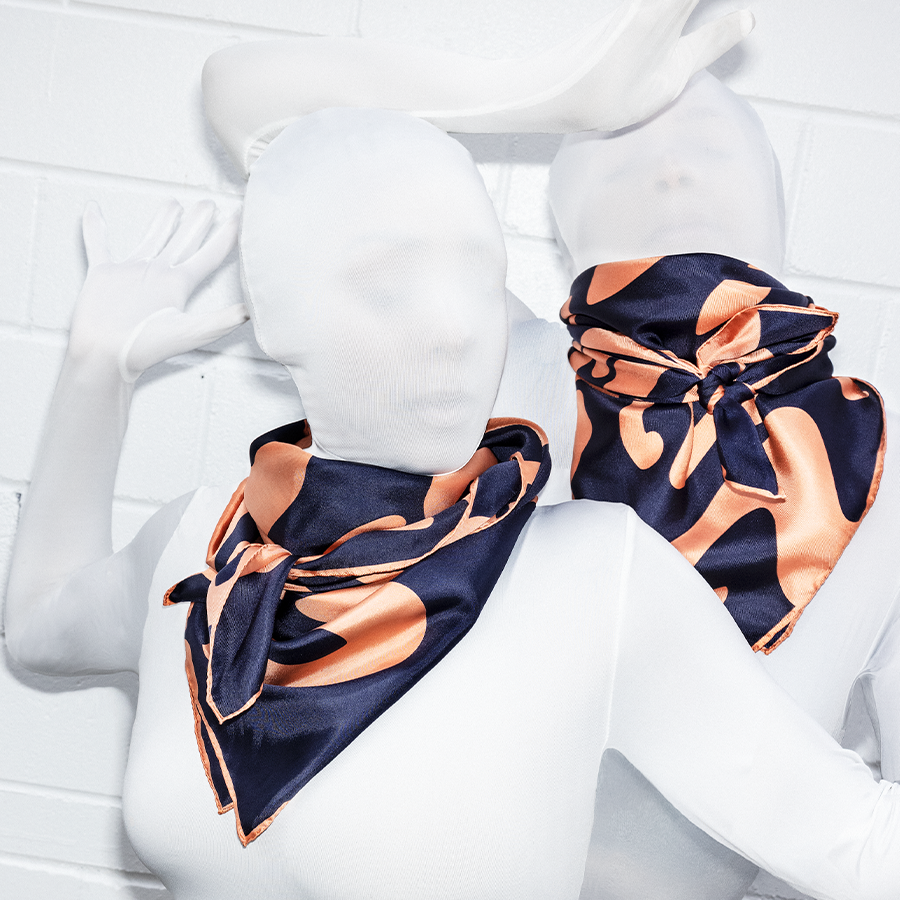 Foulard Le Dafi Midnight Blue