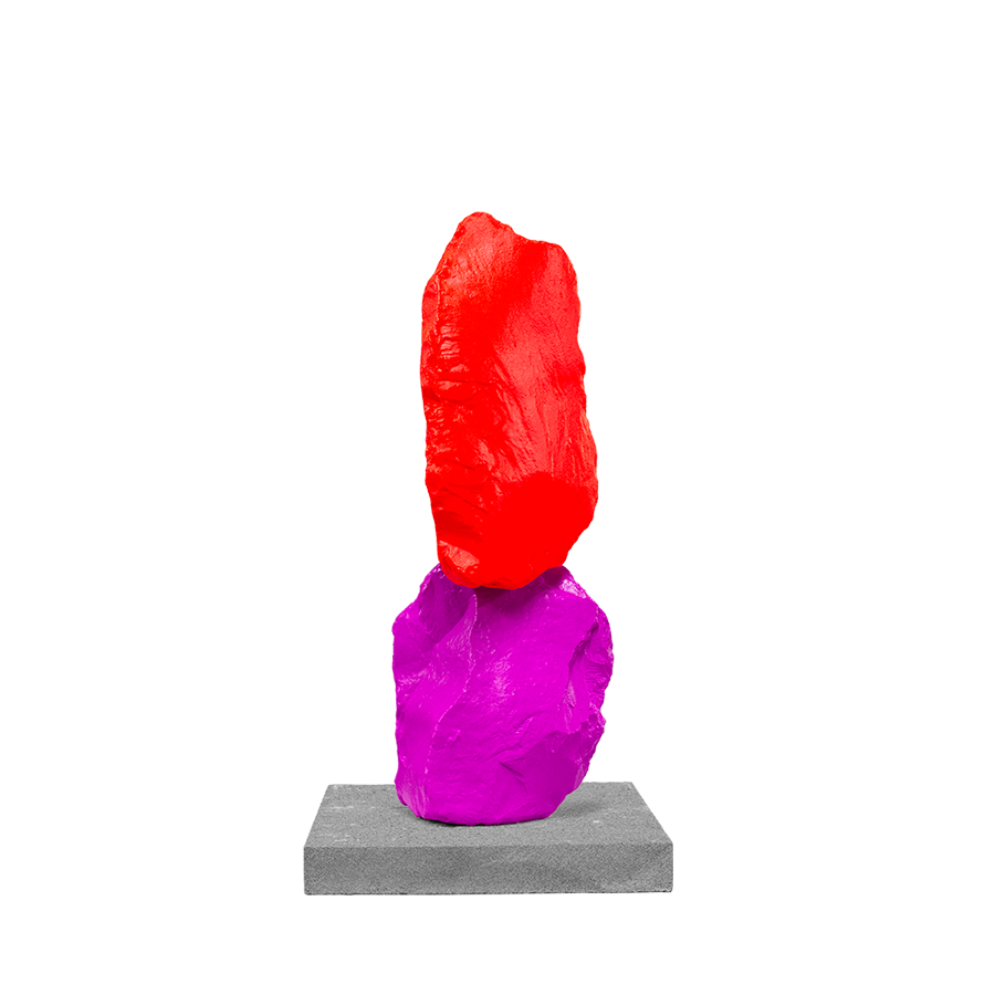 Skulptur «Small Violet Red Mountain» (2024)