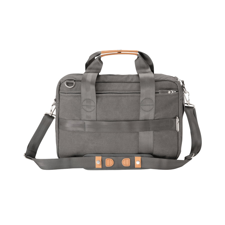 Office Bag Organic Washed Grey