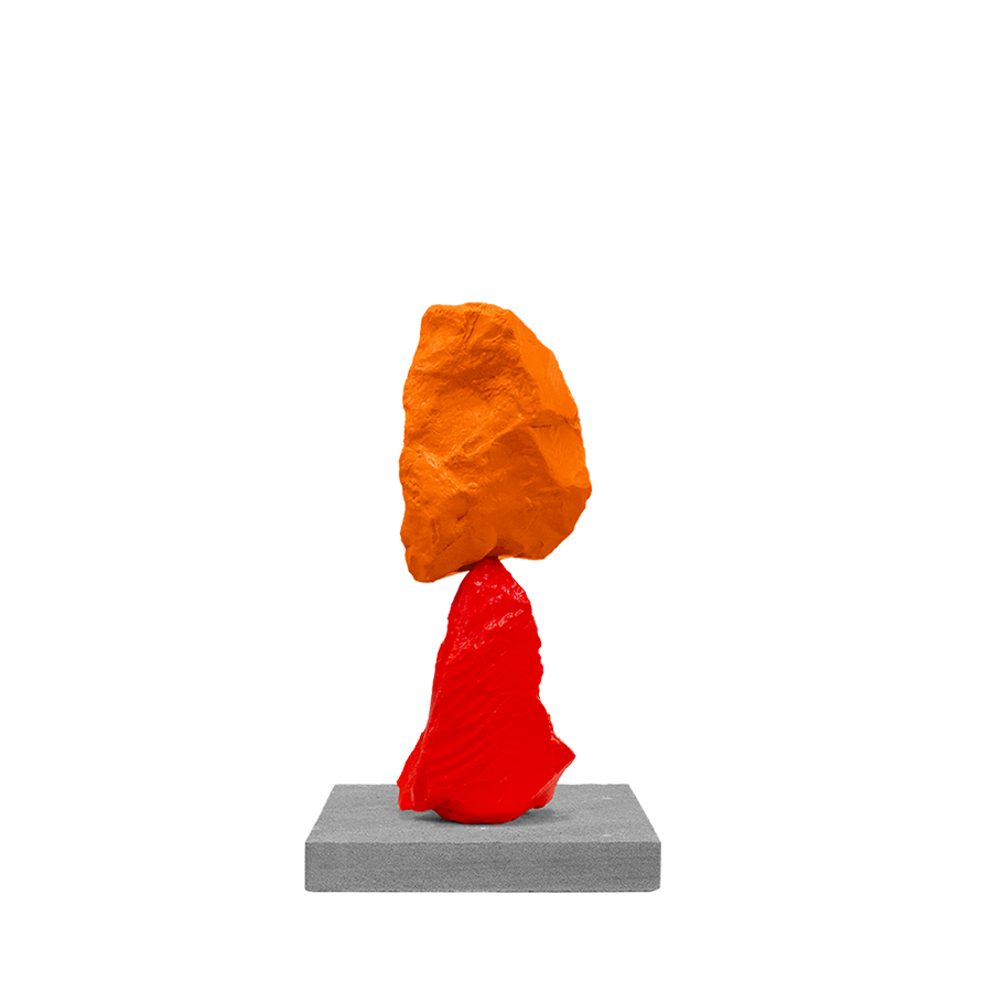 Skulptur «Small Red Orange Mountain» (2024)
