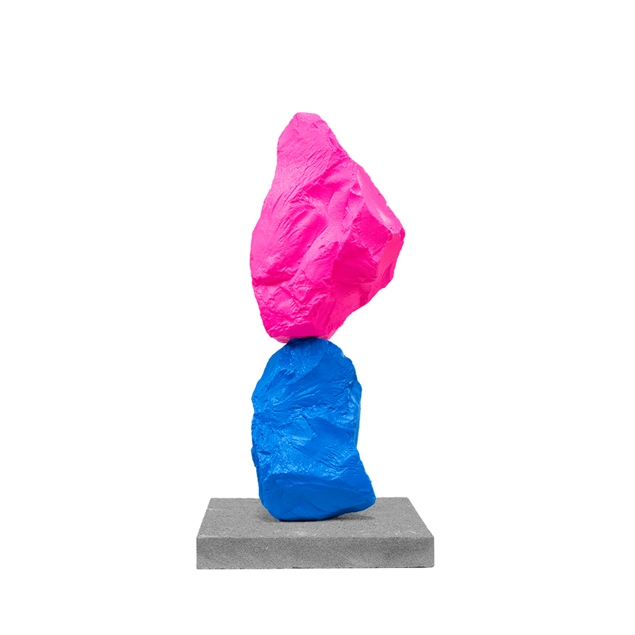 Skulptur «Small Blue Pink Mountain» (2024) 