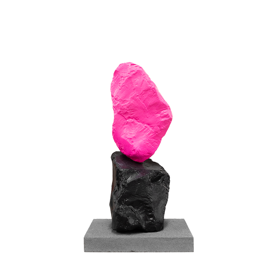 Skulptur «Small Black Pink Mountain» (2024)