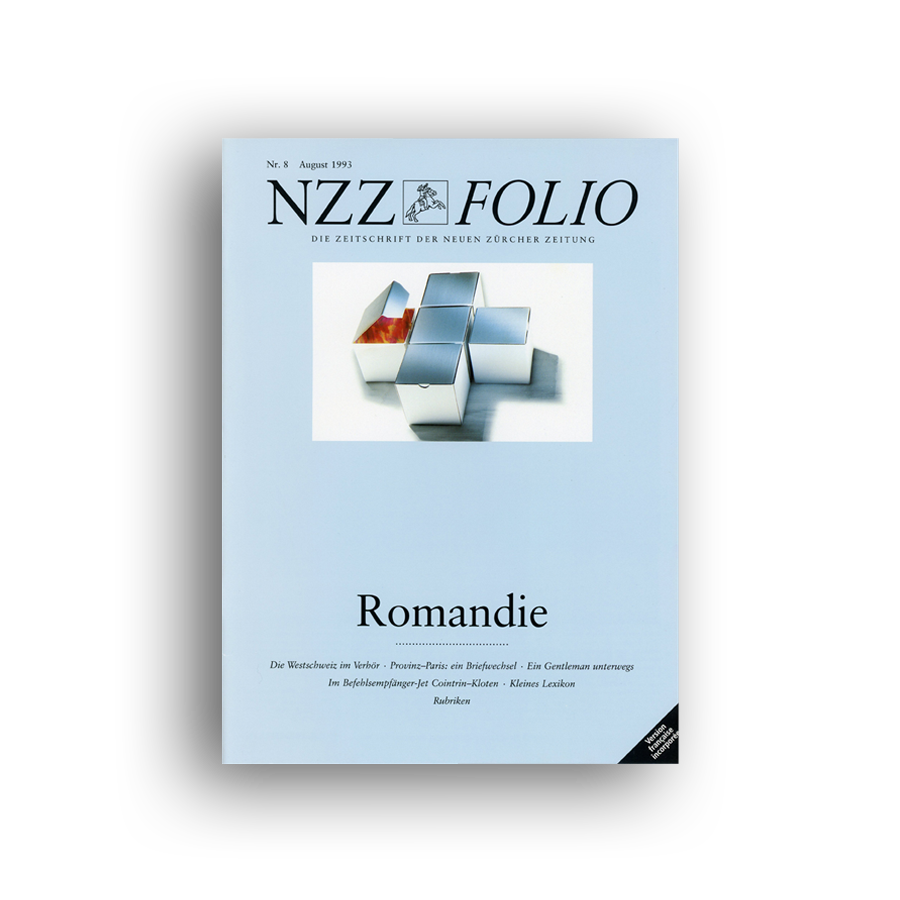 NZZ Folio, August 1993