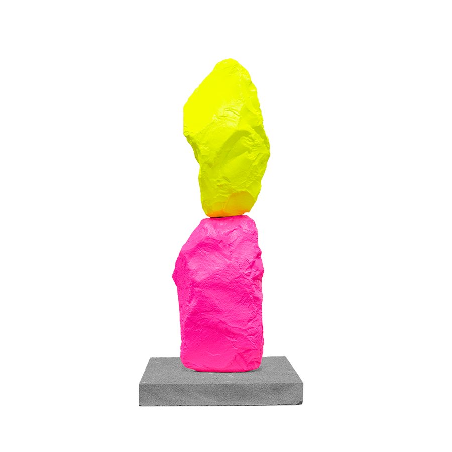 Skulptur «Small Pink Yellow Mountain» (2024)