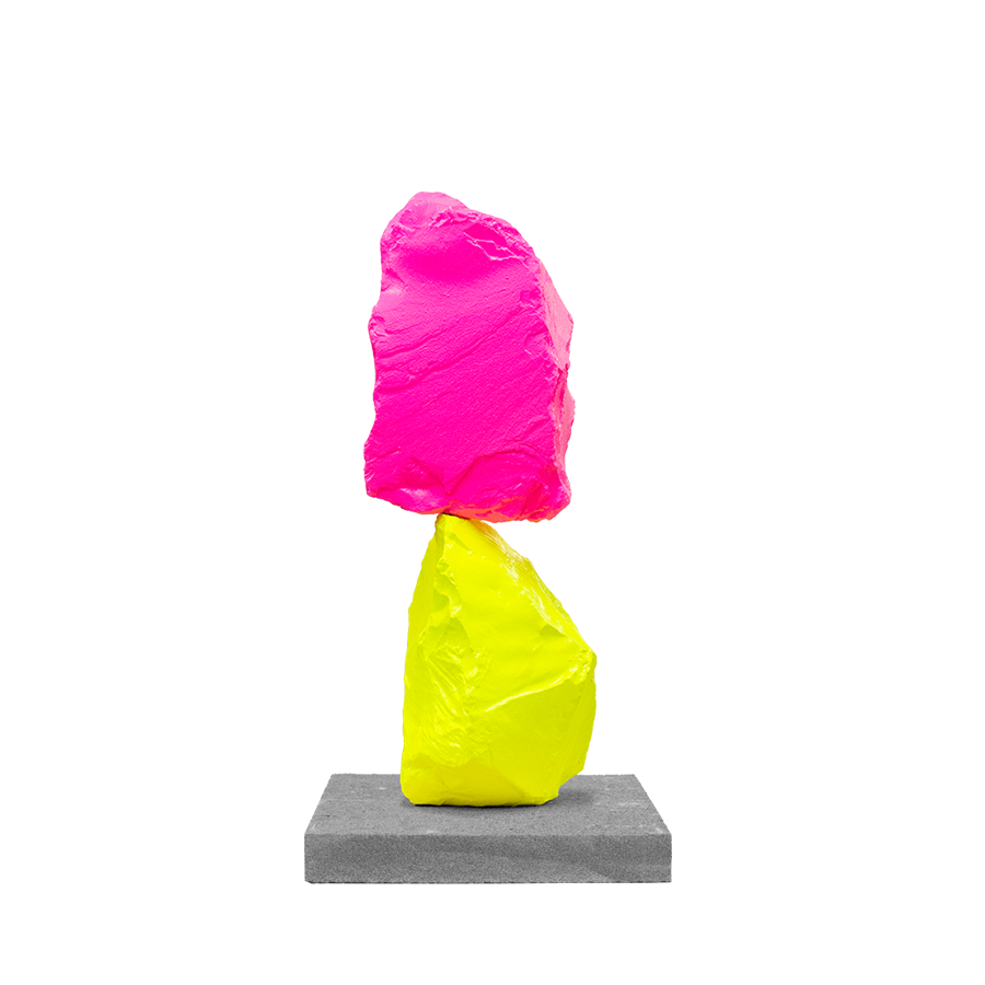 Skulptur «Small Yellow Pink Mountain» (2024)