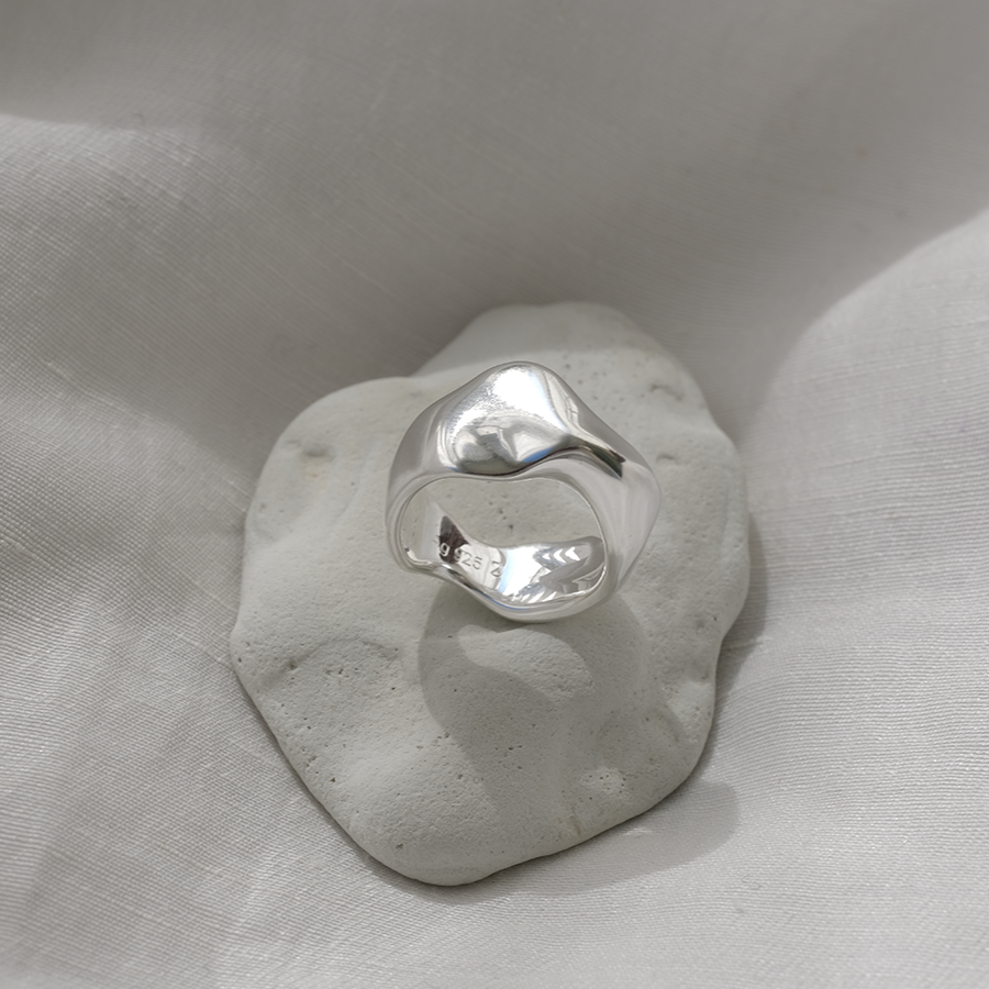 Ring Moa Rezykliertes Silber - 7