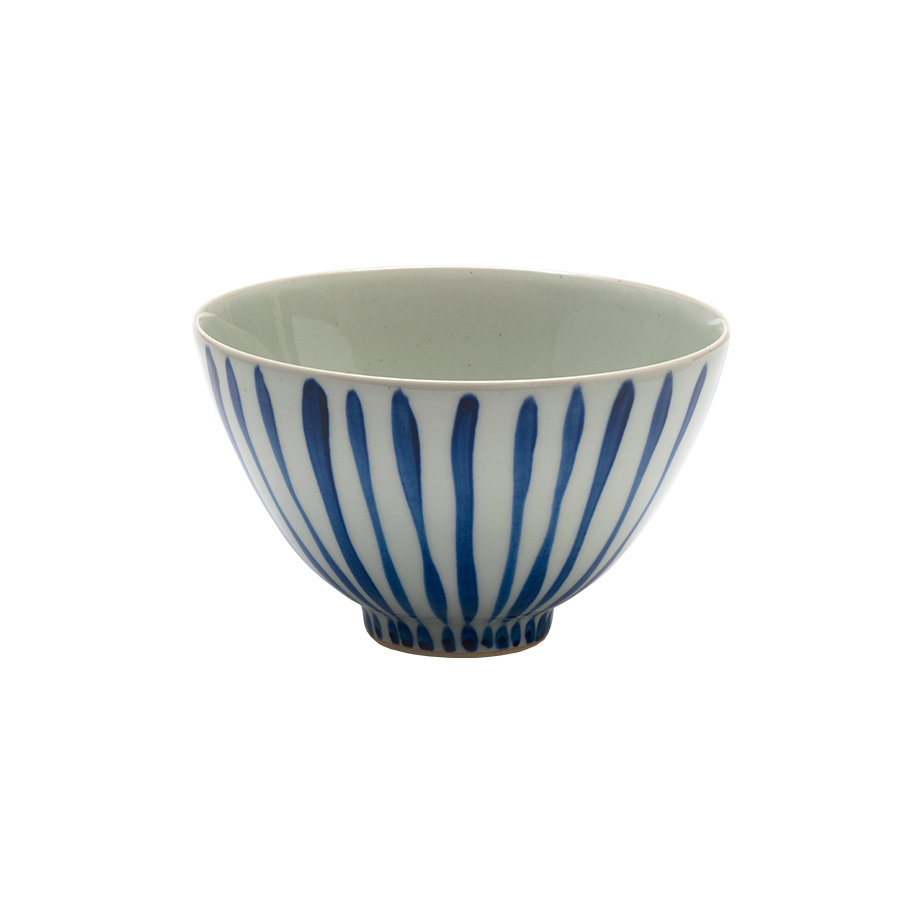 Gosuzume Bowls Blue Stripes 2er-Set