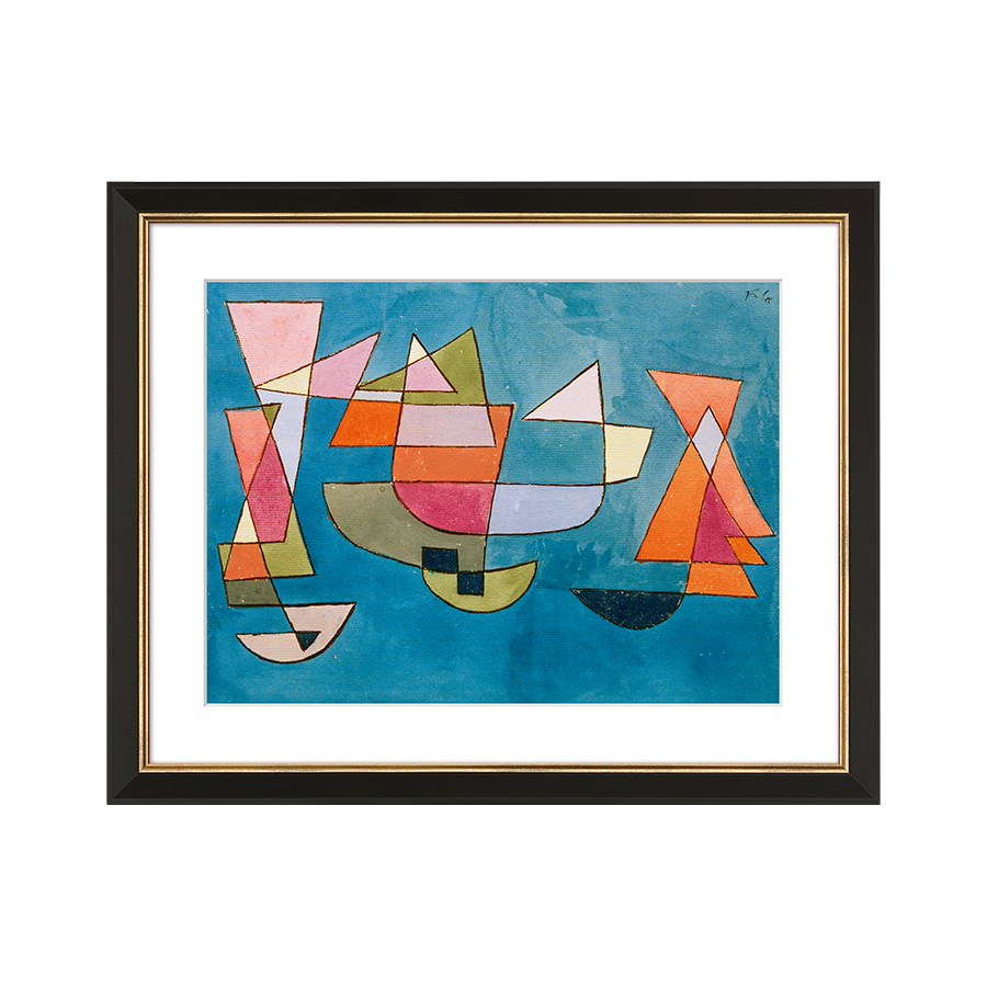 Paul Klee: Gemälde Segelschiffe (1927)