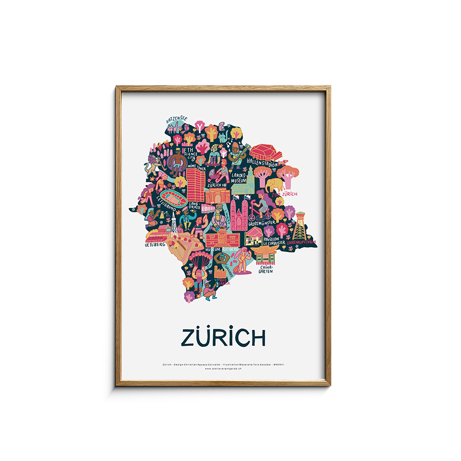 Züri-Poster Wimmelbild