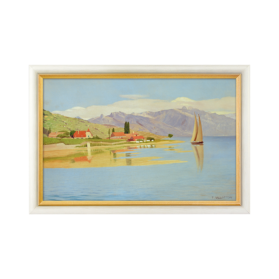 Felix Vallotton: Gemälde «Der Hafen von Pully» (1891)