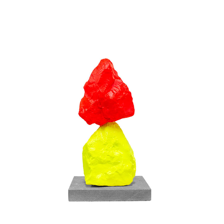 Skulptur «Small Yellow Red Mountain» (2024)