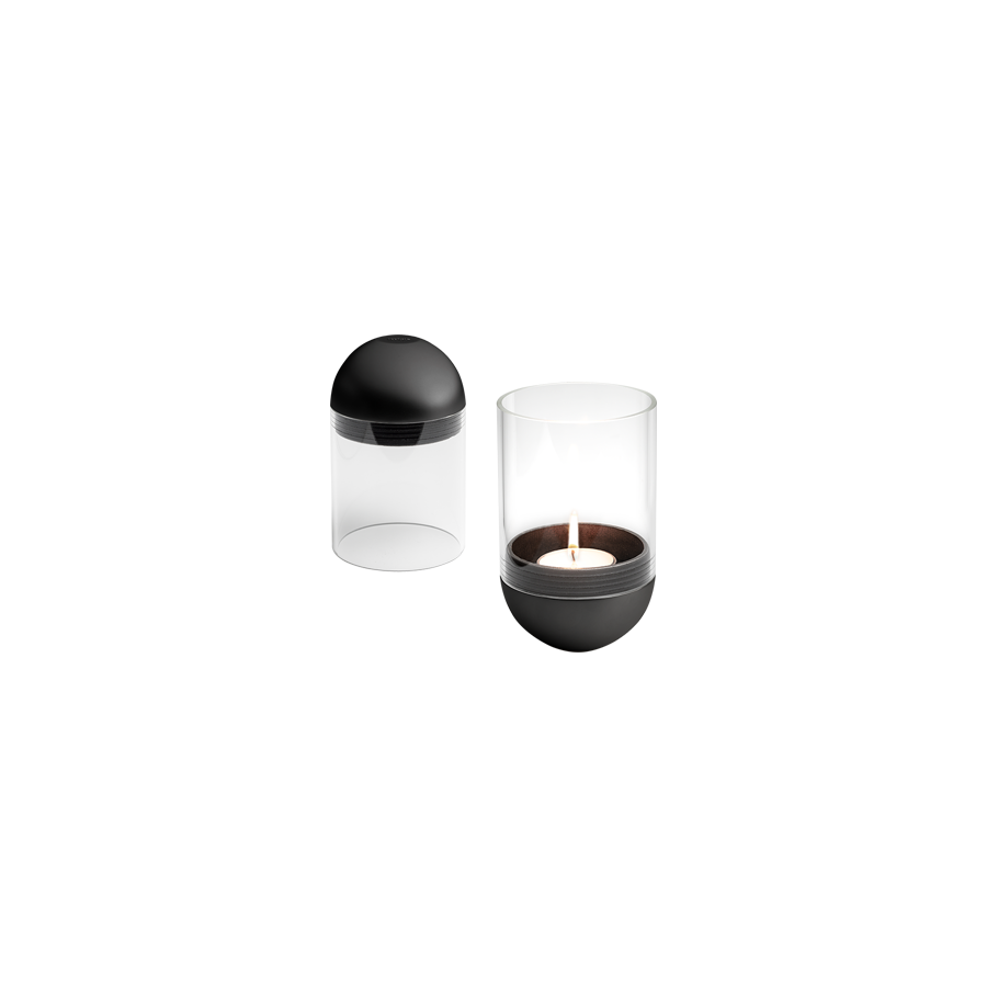 Windlicht Gravity Candle Schwarz