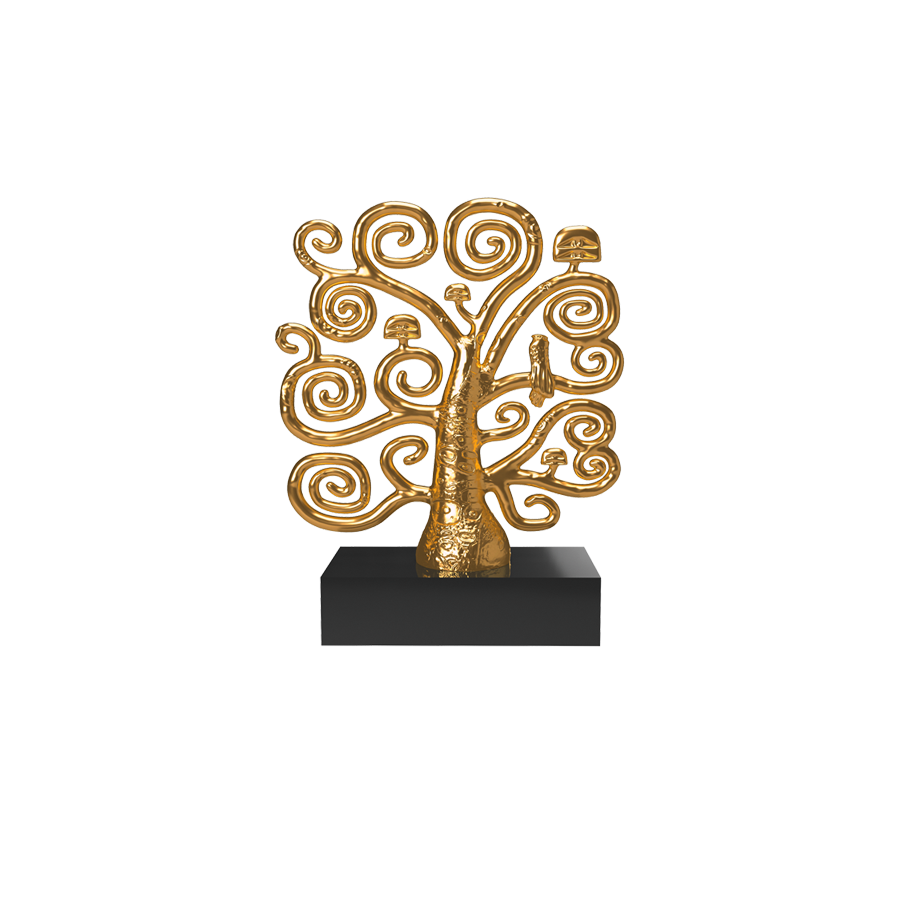 Gustav Klimt: Skulptur Lebensbaum