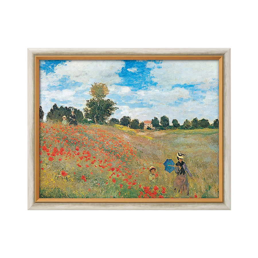 Claude Monet: Gemälde «Les coquelicots à Argenteuil (Das Mohnfeld bei Argenteuil)» (1873) 