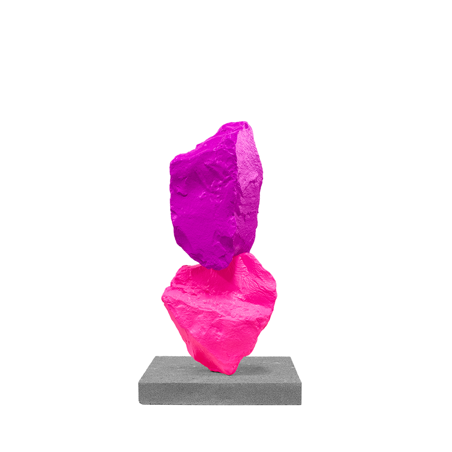 Skulptur «Small Pink Violet Mountain» (2024) 