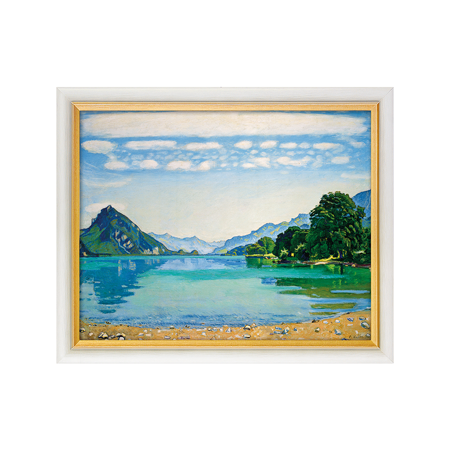 Ferdinand Hodler: Gemälde «Thunersee von Leissigen aus» (1904)